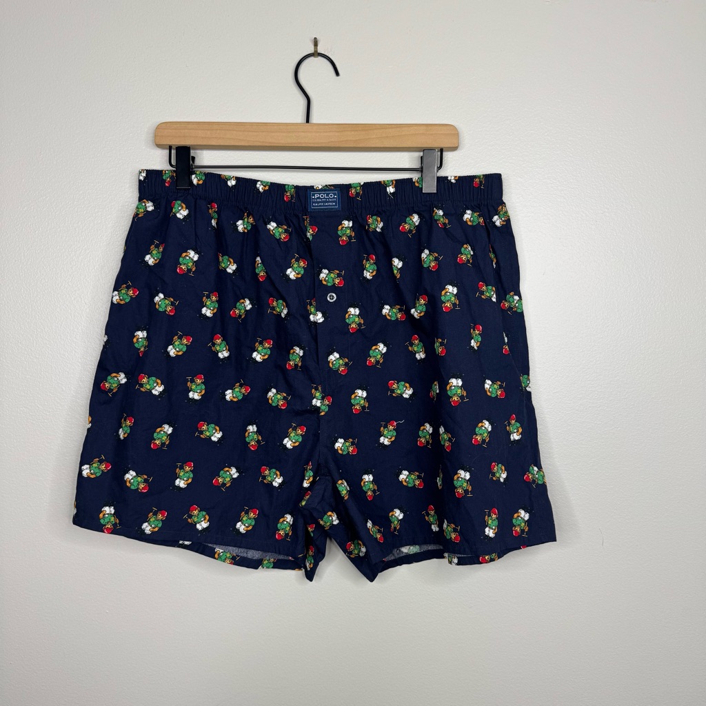 Polo Ralph Lauren Polo Bear Boxer Briefs Nos Nwt Large